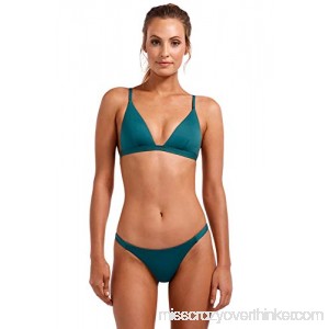 Vitamin A Women's Jade Ecolux Moss Triangle Bikini Top Jade Ecolux B07GT6KR64